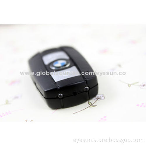 Car Keychain Hidden Camera for BMW with 720P Resolution, Supports TF Card